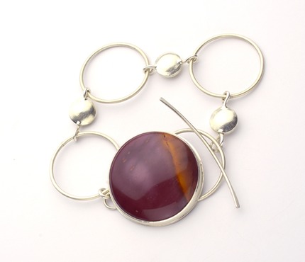 australian mookaite bracelet