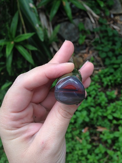 polished queensland agate