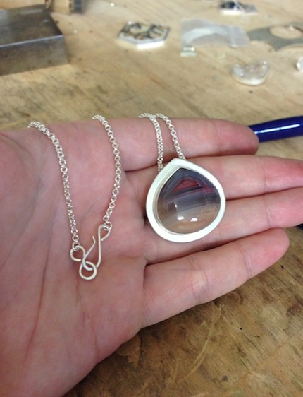 queensland agate necklace